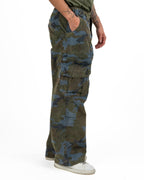 Jeans Cargo Extra Baggy Camouflage Verde e Blu - Levi's