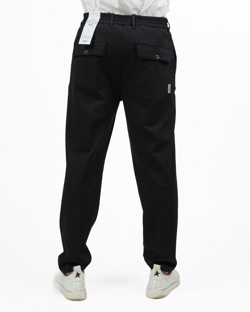 Pantalone Cargo Sartoriale Nero - Berna