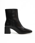 Stivaletti In Pelle Con Tacco Largo - Pennyblack