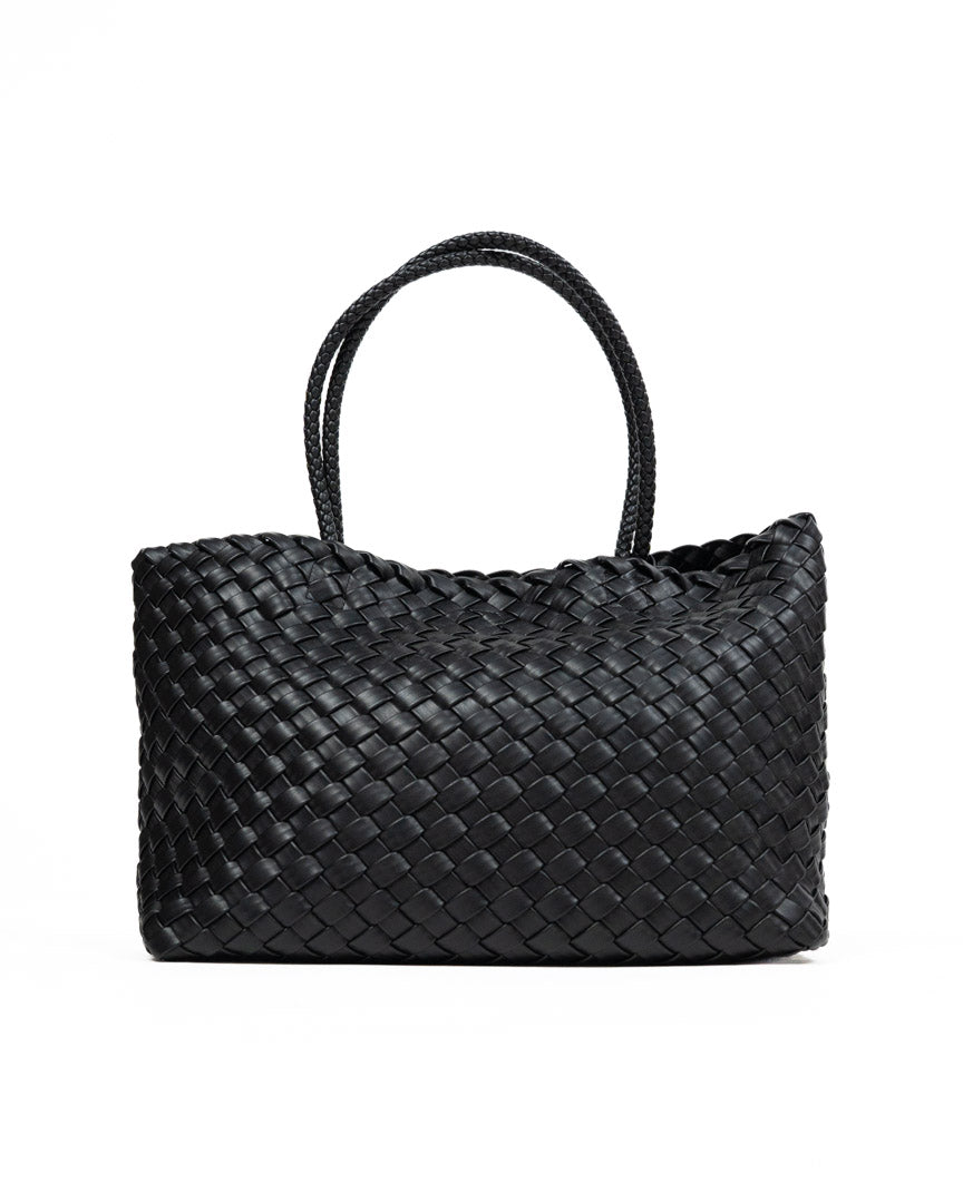 Borsa Shopping In Intreccio Leather-Look - Emme Marella
