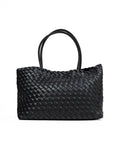 Borsa Shopping In Intreccio Leather-Look - Emme Marella