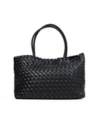Borsa Shopping In Intreccio Leather-Look - Emme Marella