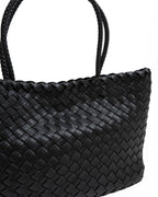 Borsa Shopping In Intreccio Leather-Look - Emme Marella