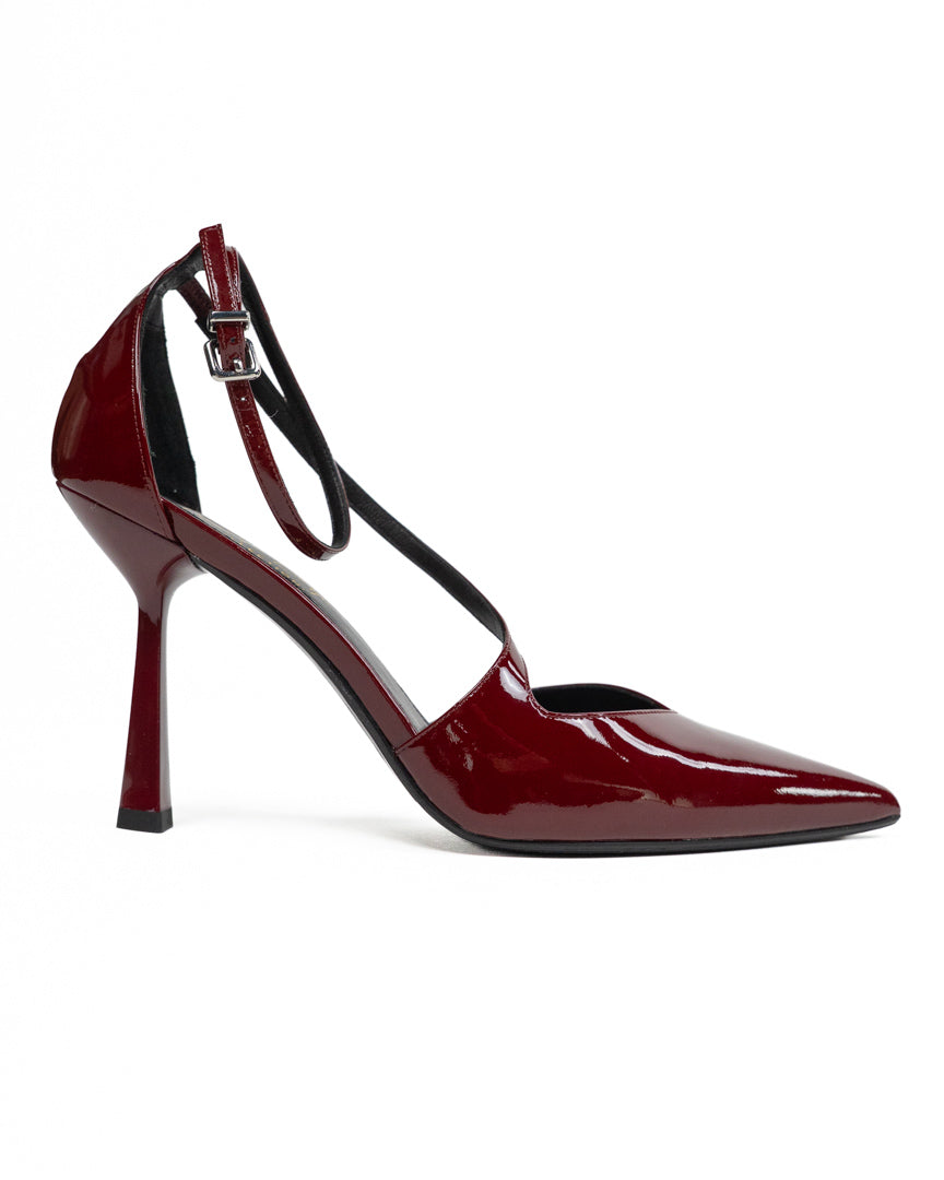Slingback In Vernice Con Cinturino - Roberto Berti Collection