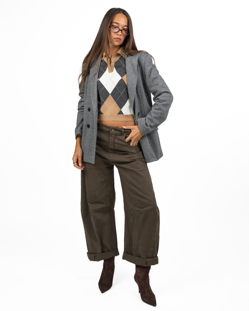 Giacca Blazer Doppio Petto in Panno - Emme Marella