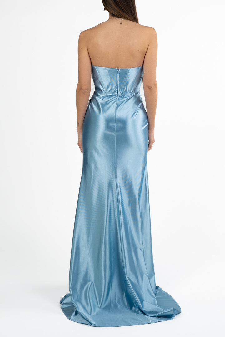 Abito con corsetto azzurro - Dea Fea