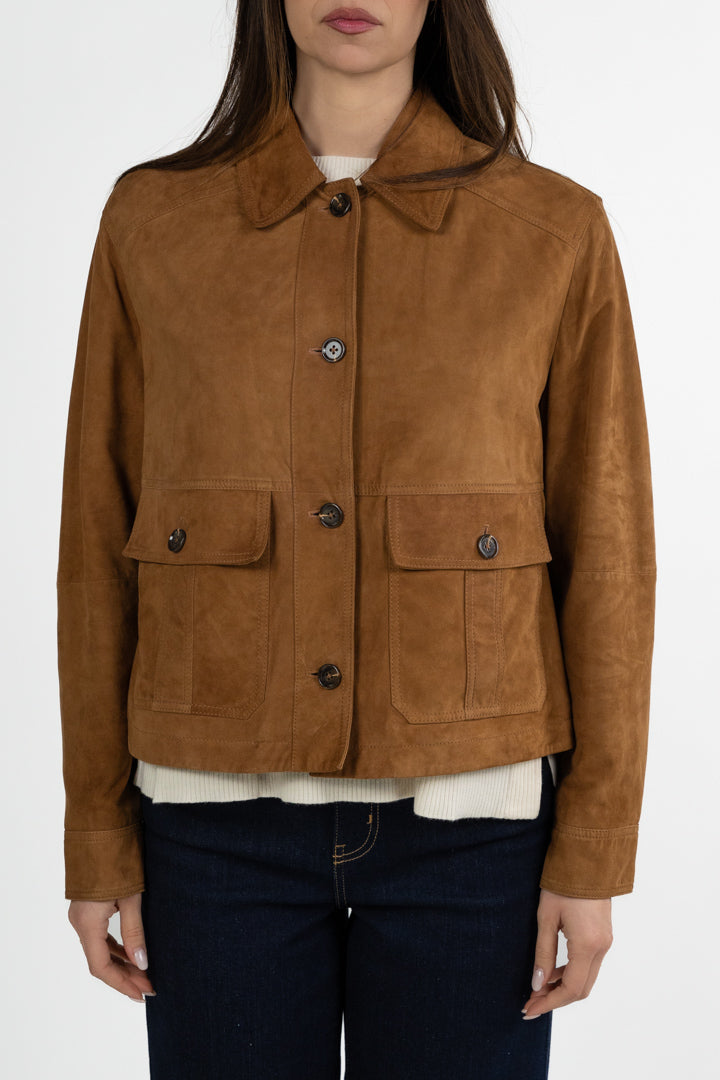 Giubbotto in Pelle Scamosciata - Pennyblack