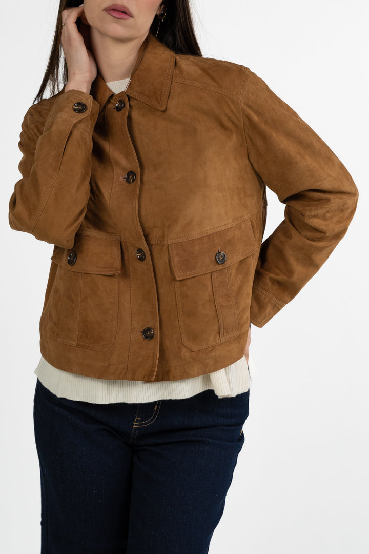 Giubbotto in Pelle Scamosciata - Pennyblack