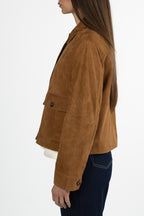 Giubbotto in Pelle Scamosciata - Pennyblack