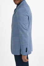Giacca monopetto azzurra - Berti Mode Collection