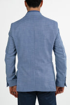 Giacca monopetto azzurra - Berti Mode Collection