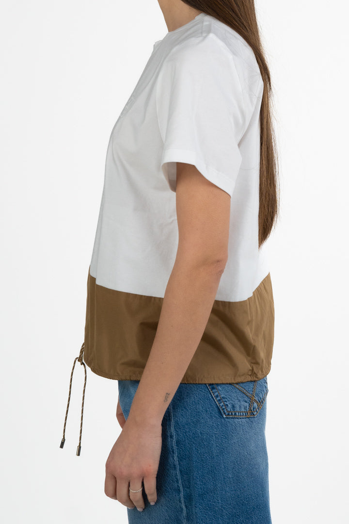 T-shirt Bicolore con Fondo Regolabile - Emme Marella