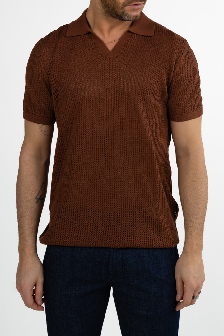 Polo in Maglia Traforata - Antony Morato