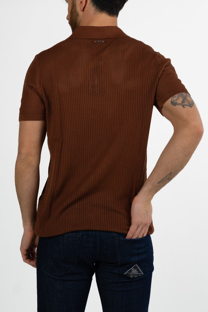 Polo in Maglia Traforata - Antony Morato