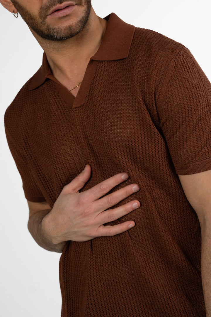 Polo in Maglia Traforata - Antony Morato