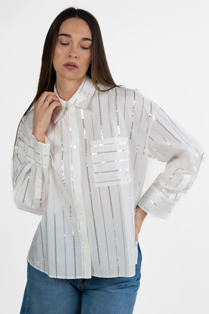 Camicia con Paillettes - Penny Black