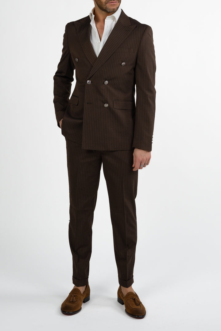 Completo doppio petto gessato - Berti Mode Collection