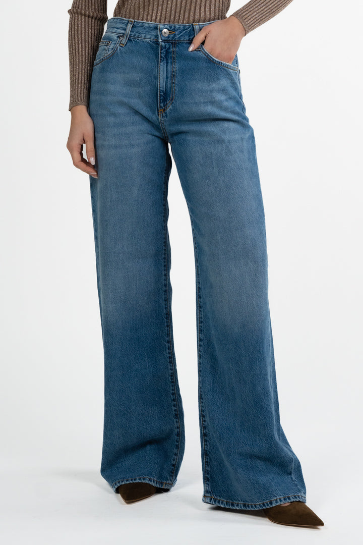 Jeans Denim Wide Leg - Roy Roger's