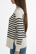 Maglione a Righe in Maglia Leggera – Emme Marella