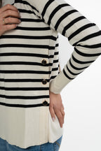 Maglione a Righe in Maglia Leggera – Emme Marella