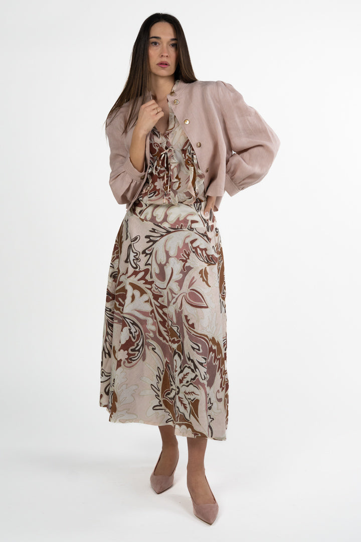 Giacchino Cropped in Lino - Marella