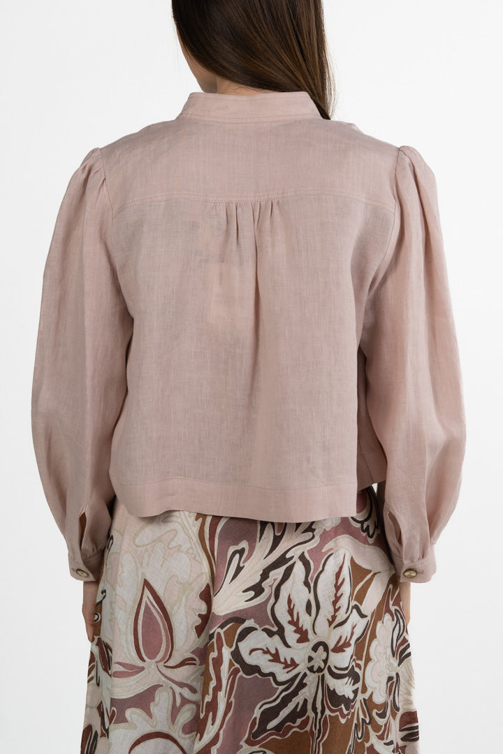 Giacchino Cropped in Lino - Marella