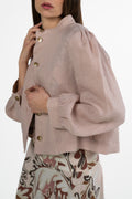 Giacchino Cropped in Lino - Marella