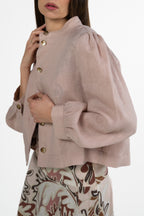 Giacchino Cropped in Lino - Marella