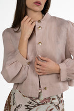 Giacchino Cropped in Lino - Marella