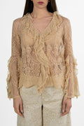 Blusa in Pizzo con Volant - Souvenir