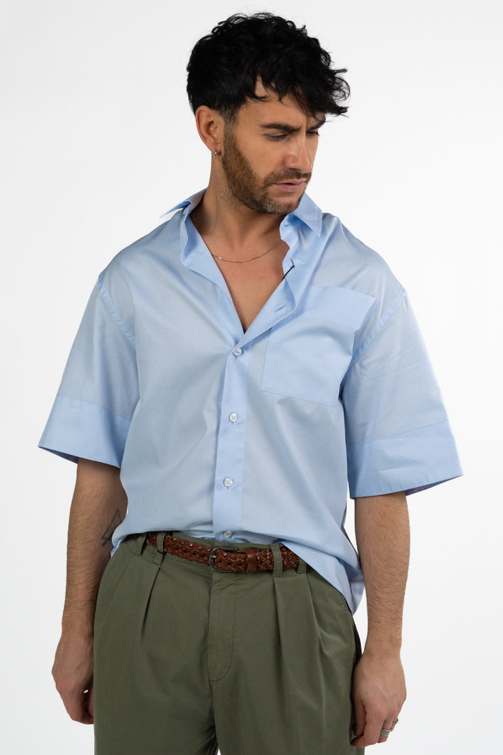 Camicia Boxy Fit a Manica Corta - Out Fit