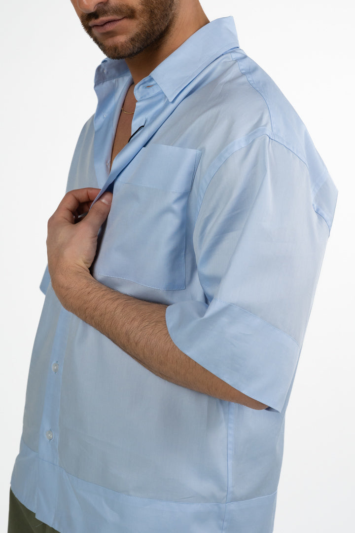 Camicia Boxy Fit a Manica Corta - Out Fit