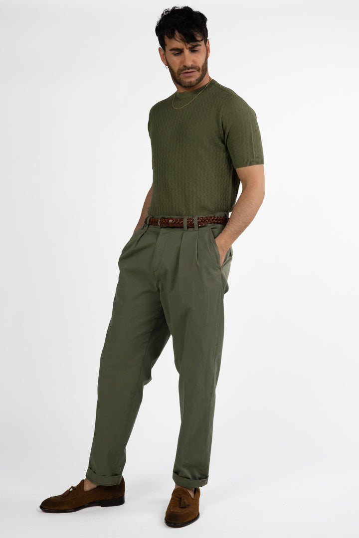 T-shirt in maglia maniche corte - Out Fit