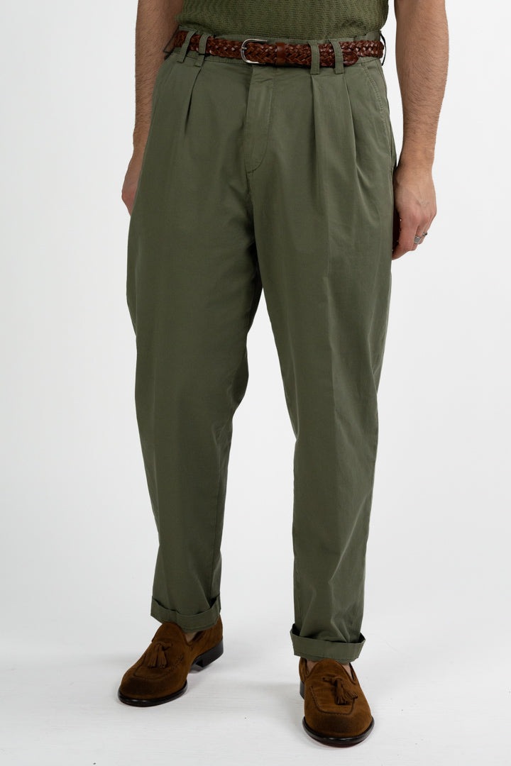 Pantalone Chino con Doppia Pinces - Out Fit