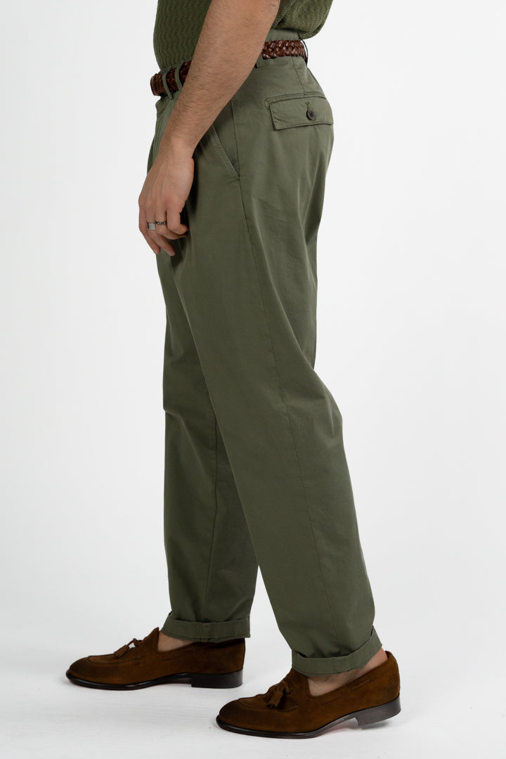 Pantalone Chino con Doppia Pinces - Out Fit