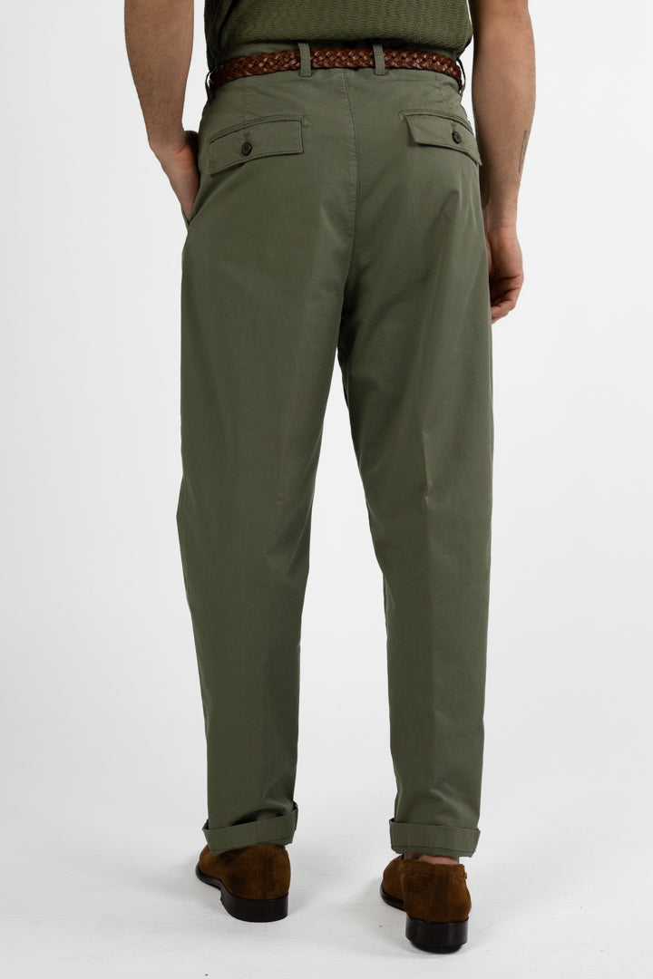 Pantalone Chino con Doppia Pinces - Out Fit