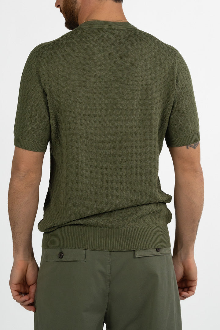 T-shirt in maglia maniche corte - Out Fit