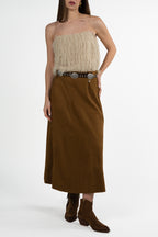 Gonna in suede - Souvenir