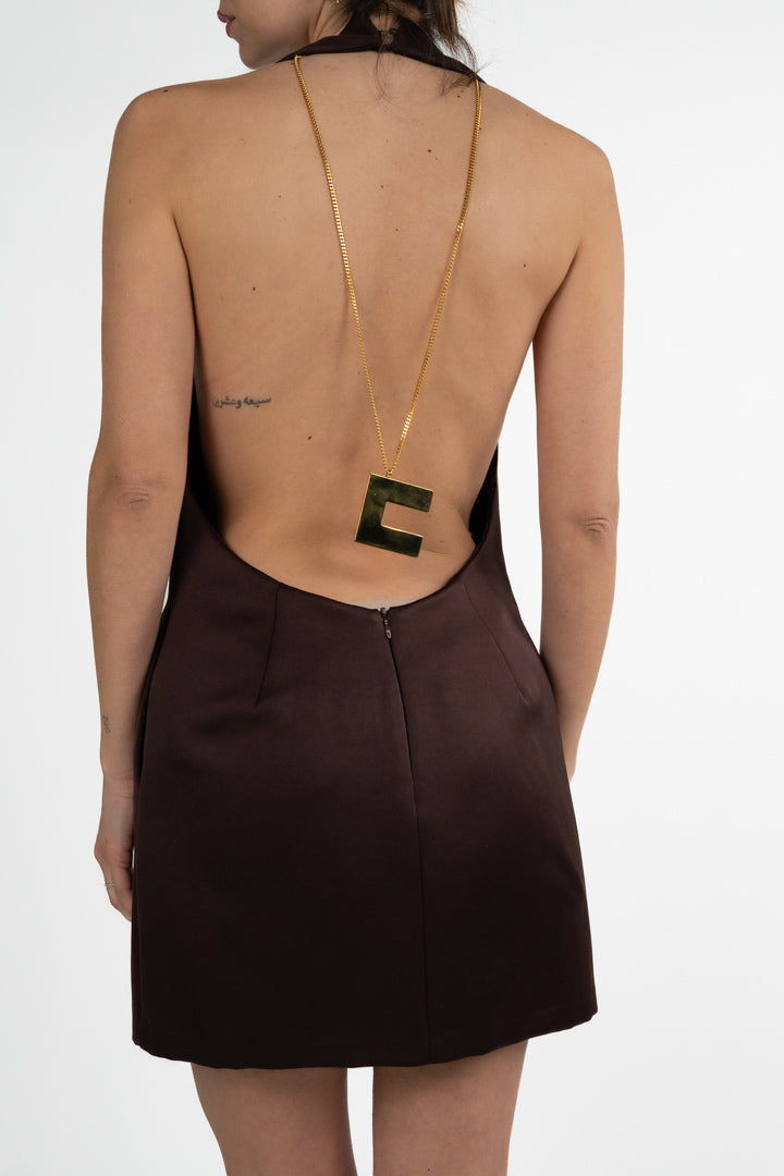 Abito corto con schiena scoperta - Elisabetta Franchi