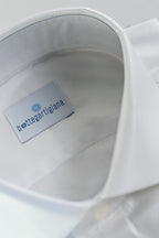 Camicia Sartoriale con Micro-Texture a Diamante -Bottega Artigiana