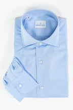 Camicia in cotone azzurra - Bottega Artigiana