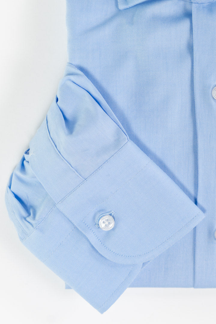 Camicia in cotone azzurra - Bottega Artigiana