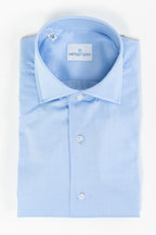 Camicia in cotone azzurra - Bottega Artigiana