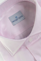 Camicia Sartoriale in Cotone Rosa Pastello -Bottega Artigiana