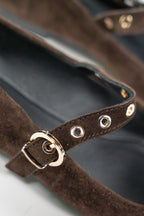Ballerine in camoscio marrone - Penny Black