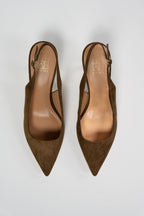 Scarpe  slingback  marroni  - Emme Marella