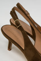 Scarpe  slingback  marroni  - Emme Marella