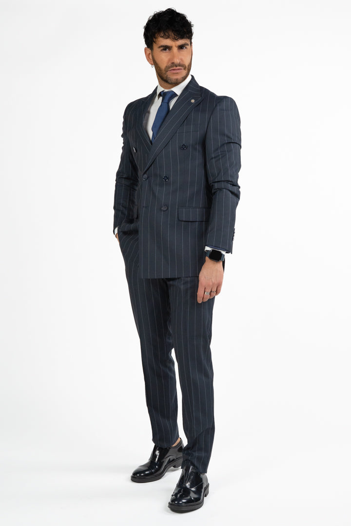 Completo doppiopetto gessato - Berti Mode Collection