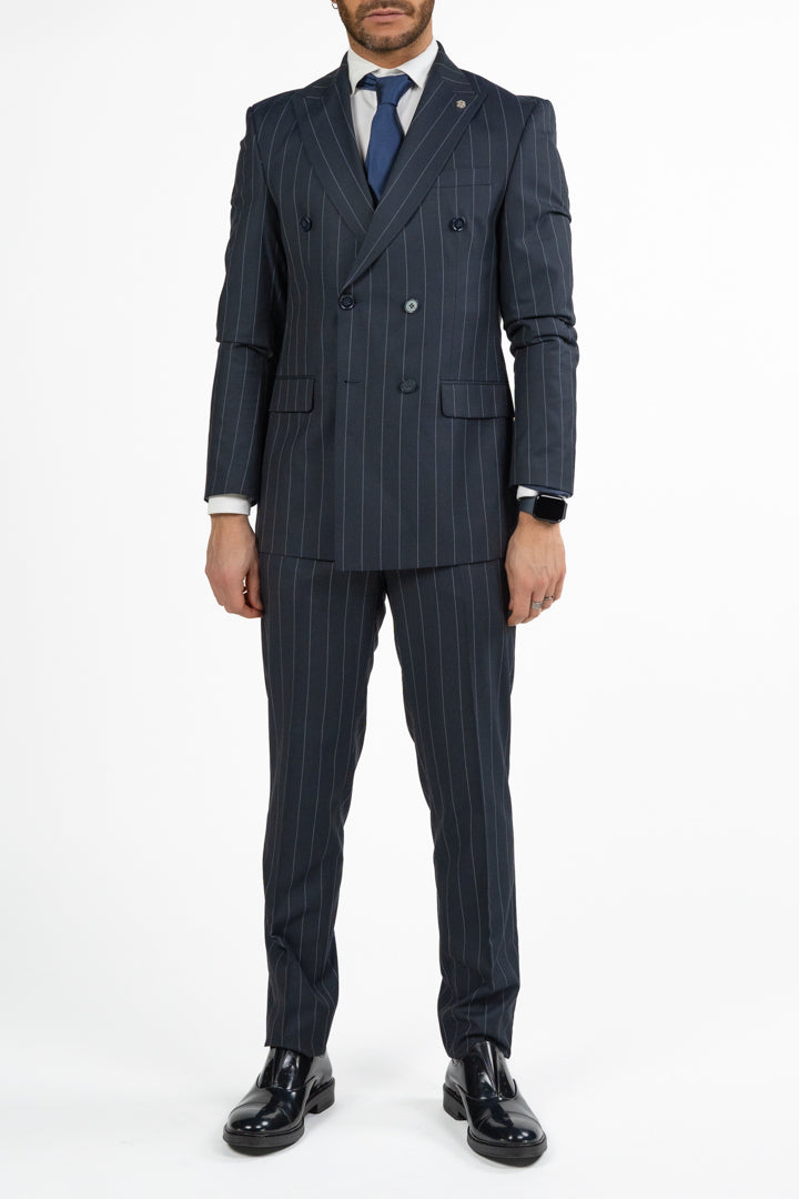 Completo doppiopetto gessato - Berti Mode Collection