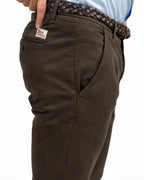 Pantaloni Chino Slim Fit in Cotone Moka - Roy Roger's